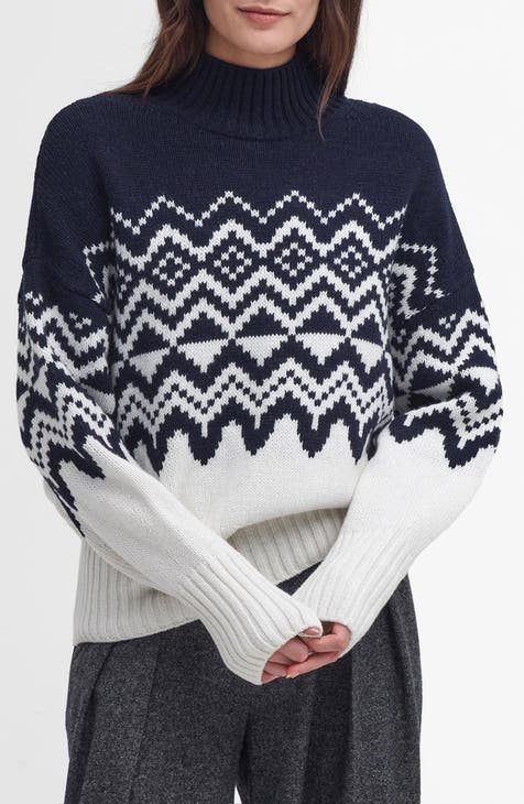 Women s Barbour Cable Knit Fair Isle Sweaters Nordstrom