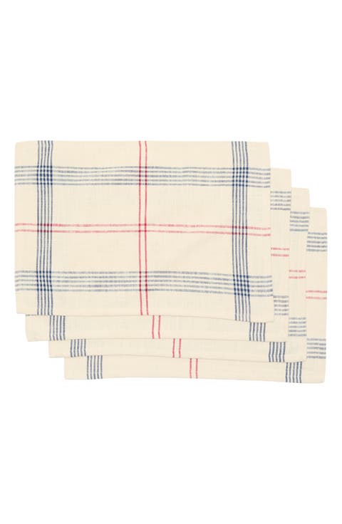 Vintage French Manon Set of 4 Organic Cotton Placemats