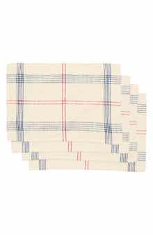 Vintage French Manon Set of 4 Organic Cotton Placemats