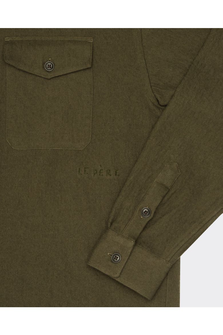 le PÈRE Workwear Button Down Green, Alternate, color, Green