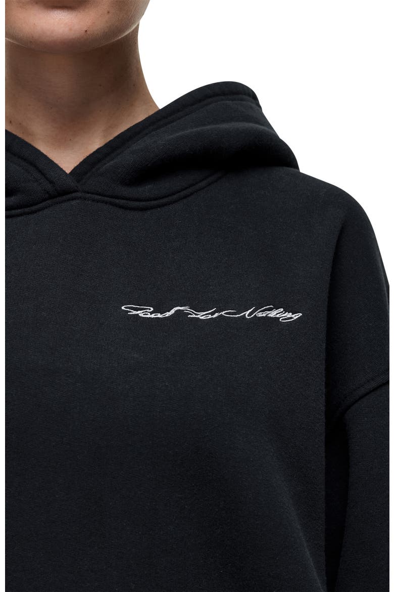 Scribble Black Pullover Hoodie, Alternate, color, Black