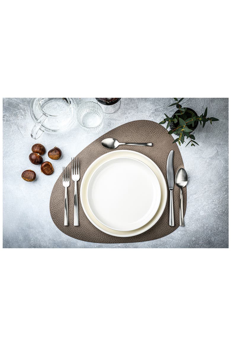 Levantina 5-Piece Place Setting, Alternate, color, BRUSHED STAINLESS STEEL