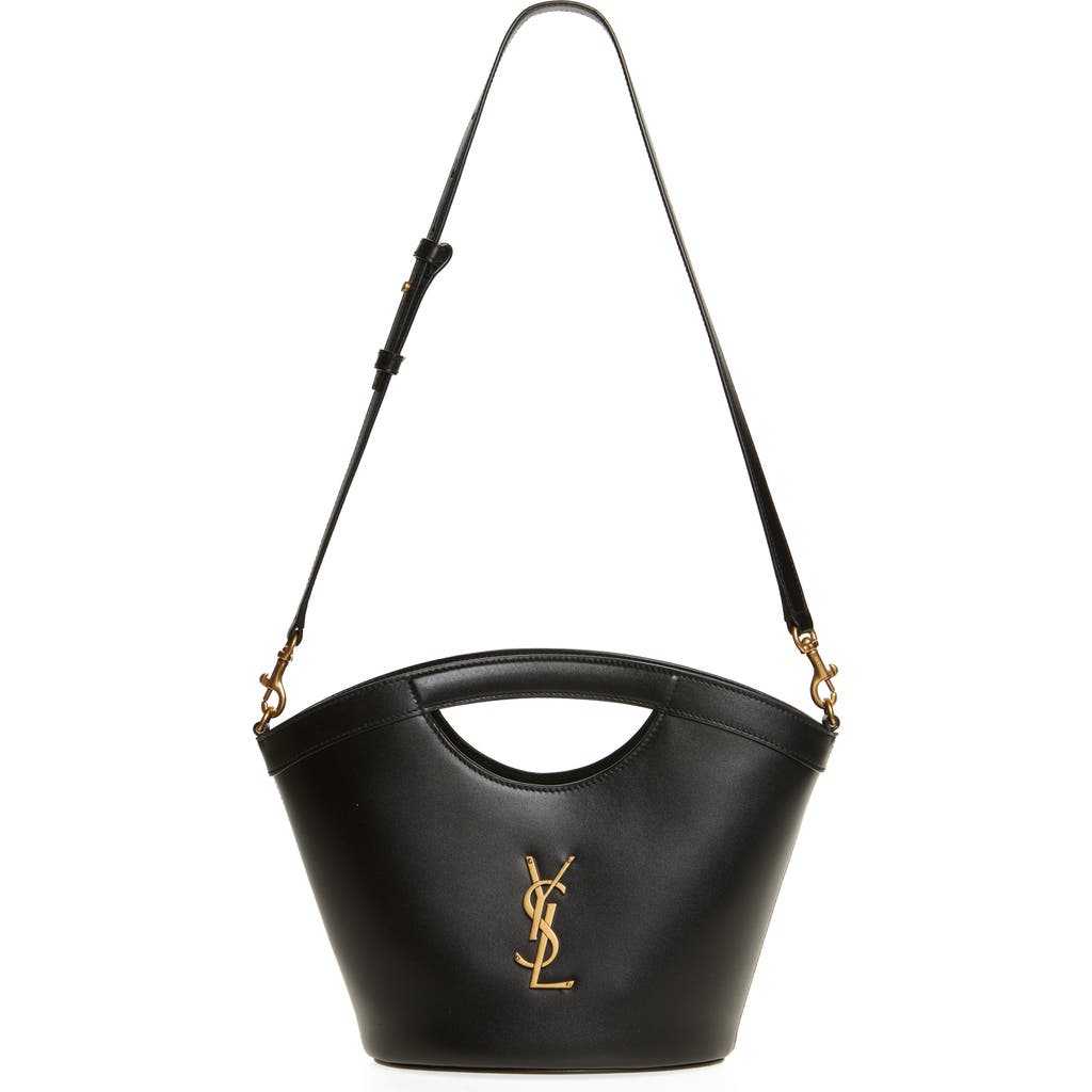 Saint Laurent Mini Celia Leather Handbag