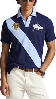 Polo Ralph Lauren Classic Fit Crest Jersey Graphic Polo