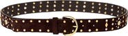 SANDRO Suede belt with rivets