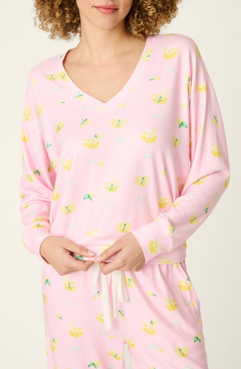 La Dolce Spritz Long Sleeve Pajama Top