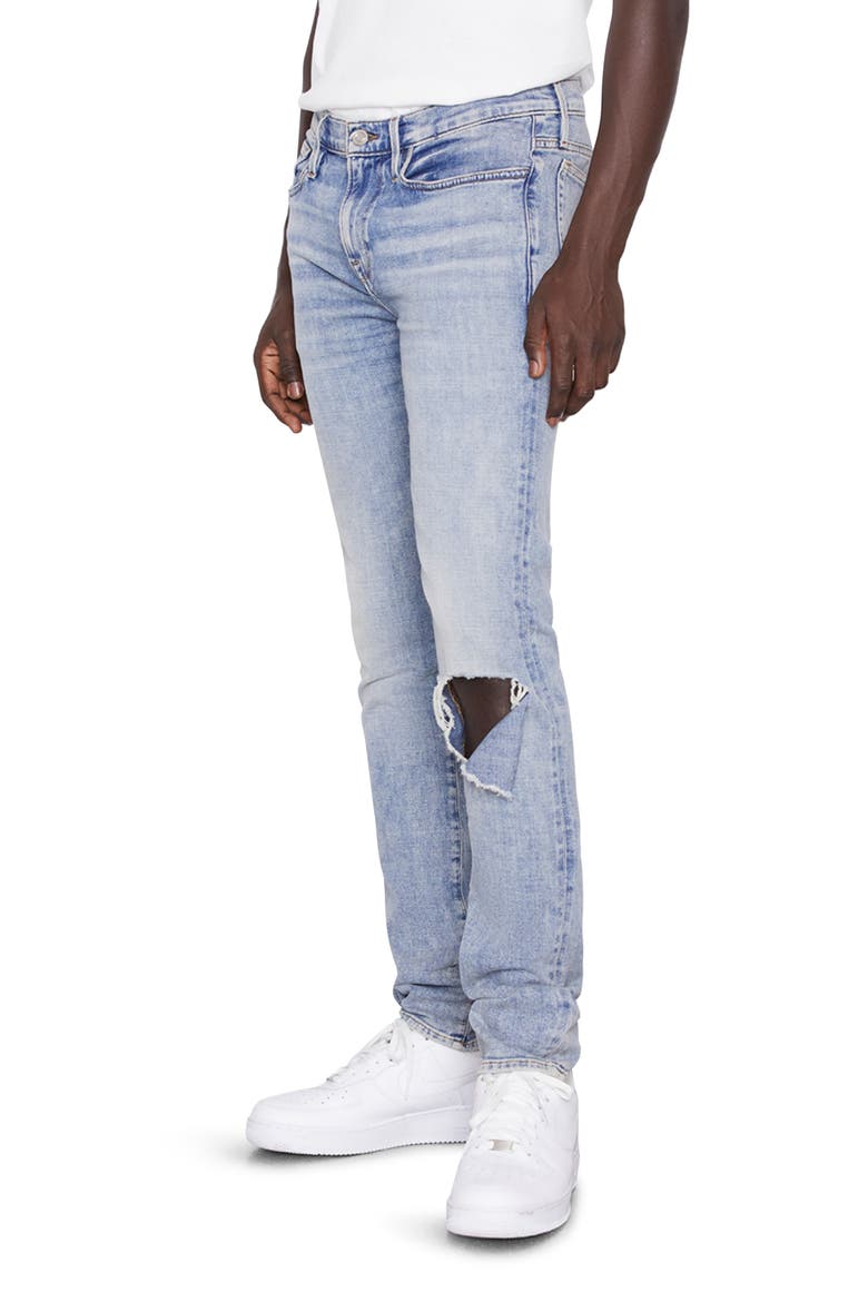 L'Homme Degradable Skinny Fit Jeans, Alternate, color, SEINE DESTRUCT