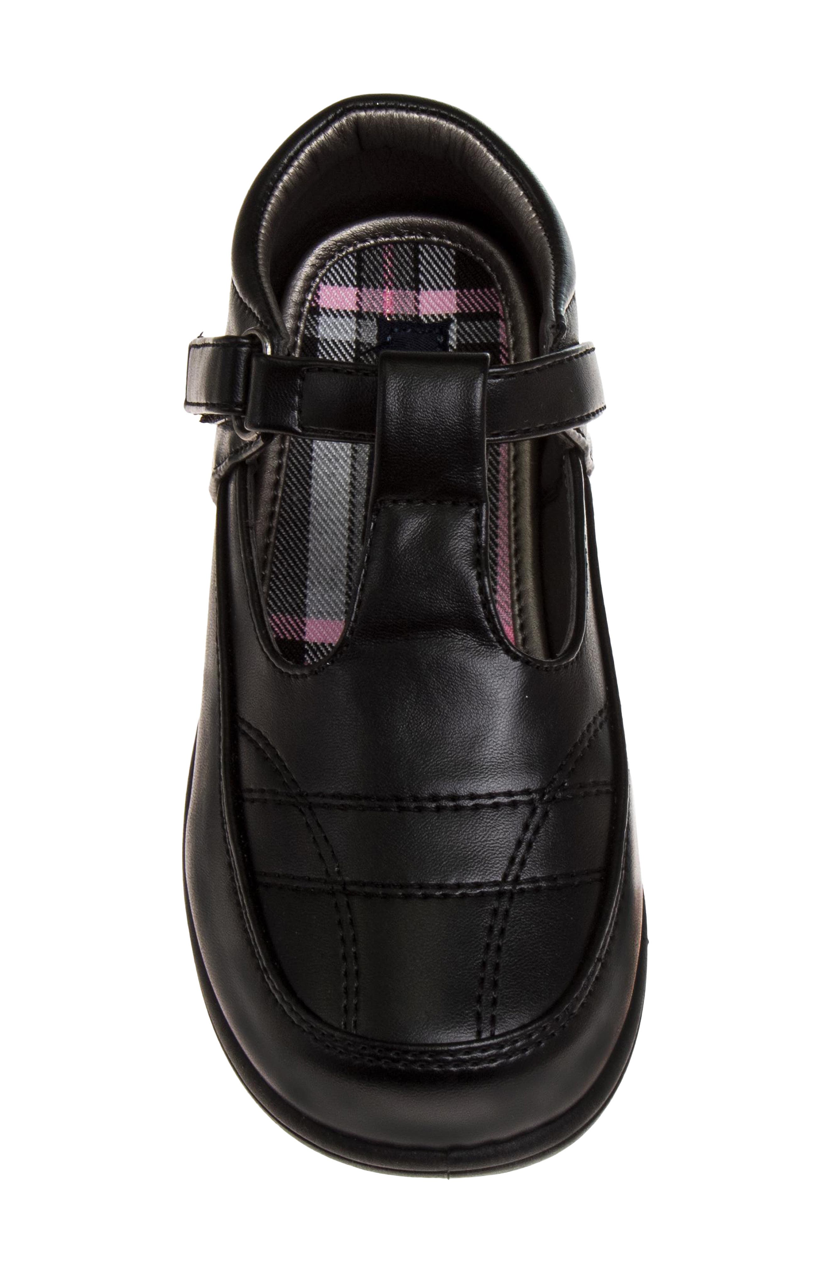 Kids' French Toast T-Strap Mary Jane School Shoes, Alternate, color, BLACK