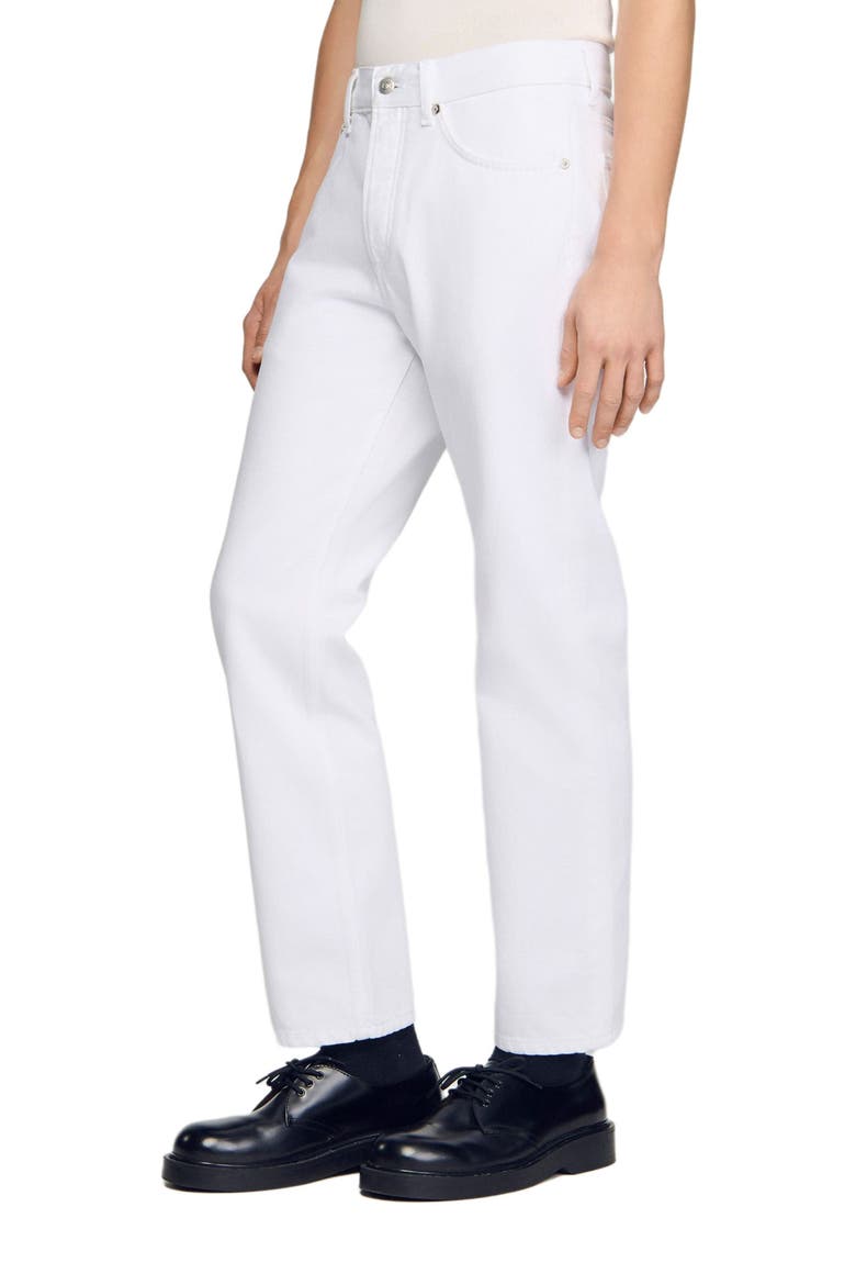 Regular raw jeans, Main, color, White