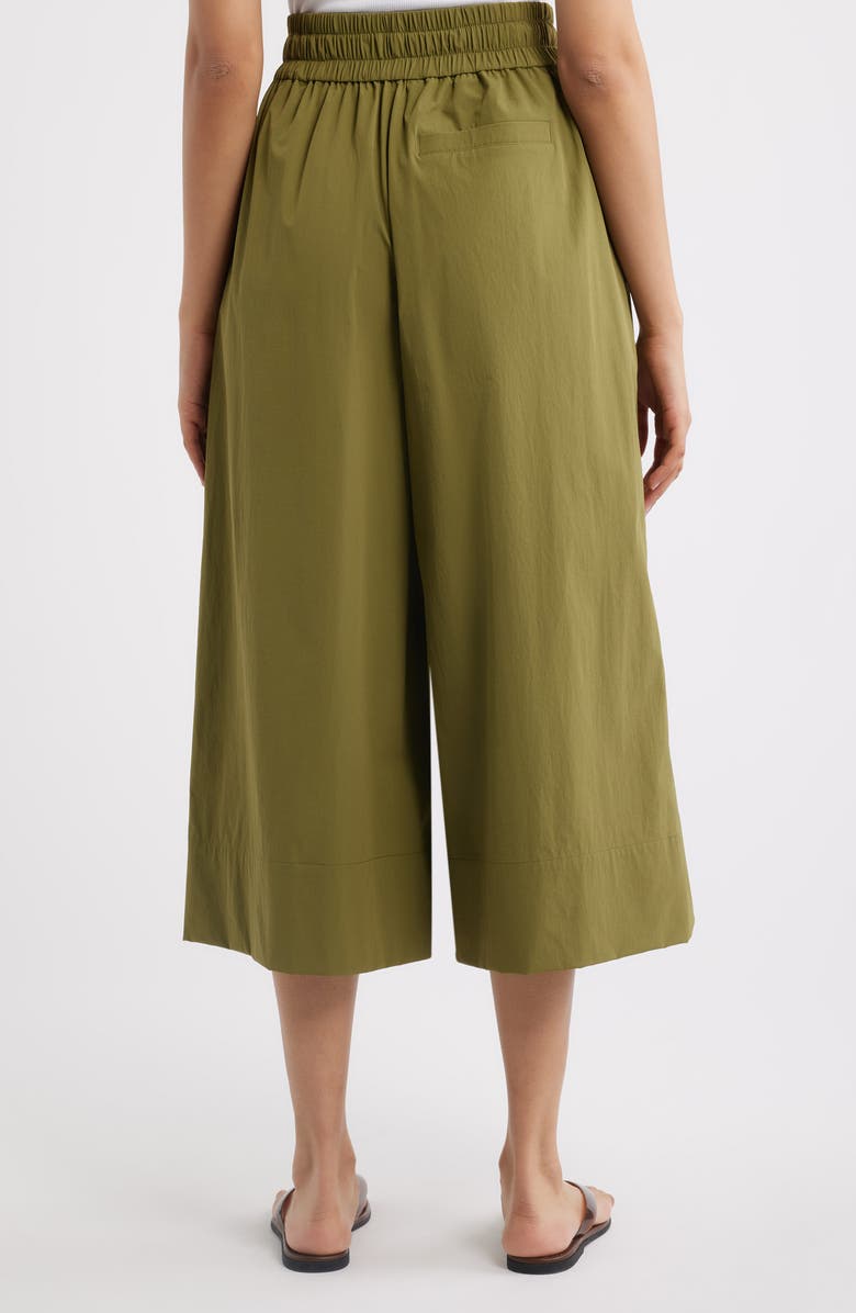 Bernardo Wide Leg Culottes, Alternate, color, Fir Green