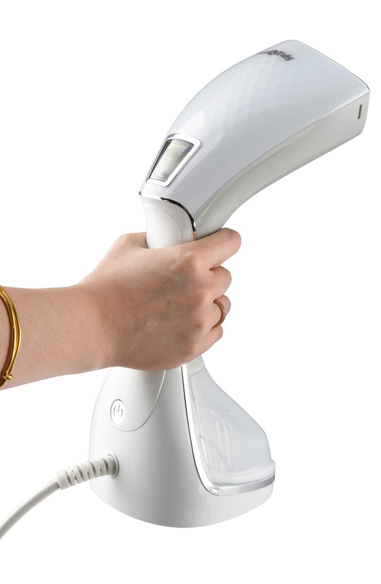SALAV Power Steam Press PLUS Handheld Steamer with LCD Screen, White, Alternate, color, 