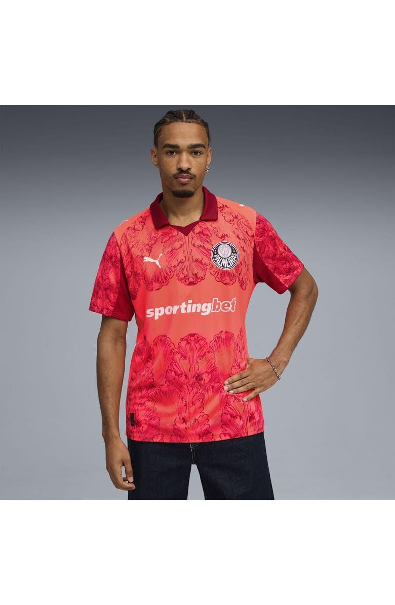 PUMA Men's Puma x KidSuper Red SE Palmeiras 2025 FIFA Club World Cup Replica Jersey, Alternate, color, 