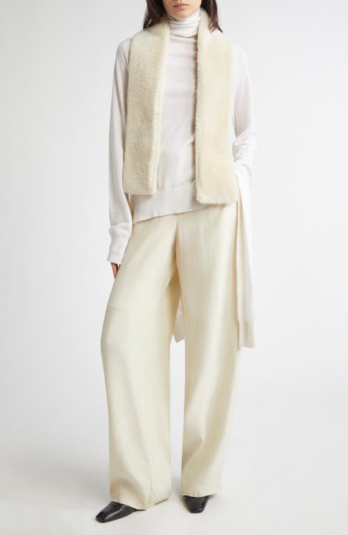Totême Toteme Double Sleeve Wool & Silk Turtleneck Sweater In Brown