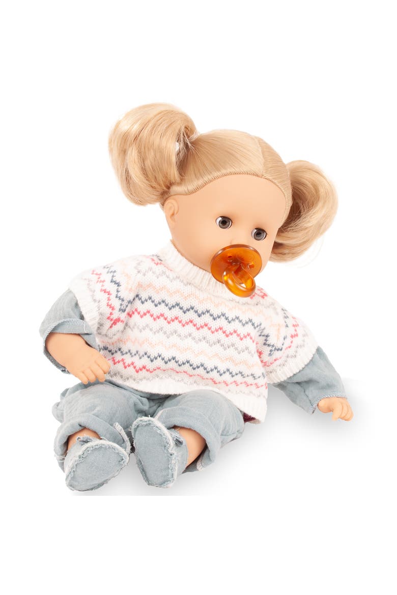 Muffin Zig Zag - 13" Doll, Chevron Knit Sweater Shirt, Kids 3+, Alternate, color, Multicolored