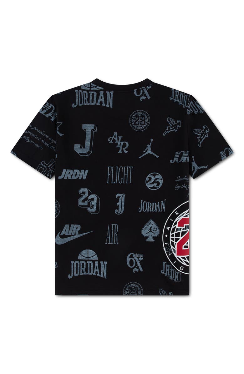 Jordan Kids' Rookie Season Short Sleeve T-Shirt, Alternate, color, Black