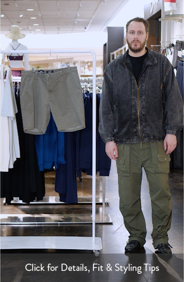 Noah Flat Front Stretch Twill Shorts, sales video thumbnail