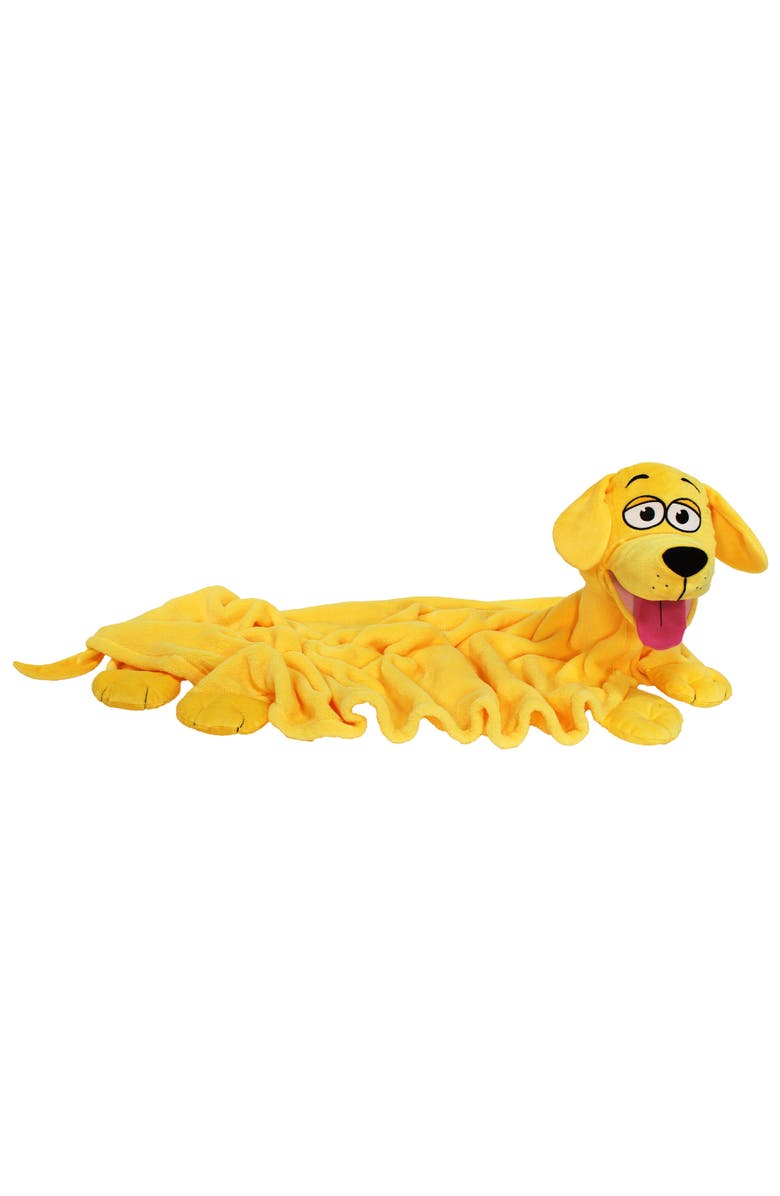 Cuddleuppets Dog 2 In 1 Plush Puppet and Blanket, Main, color, Multicolored