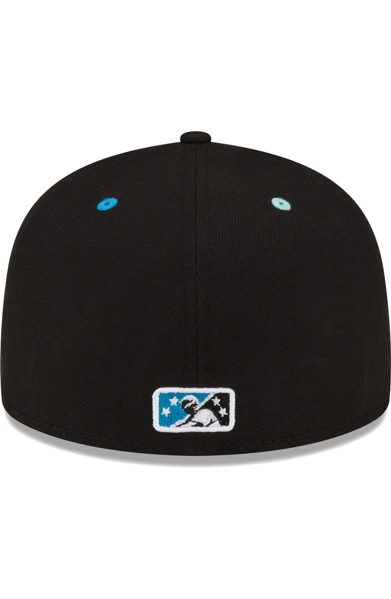 New Era Men's New Era Black/Royal Hickory Crawdads Copa De La Diversion 59FIFTY Fitted Hat, Alternate, color, Black