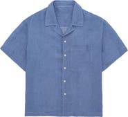 Fortela Bowling Linen Short Sleeve Shirt
