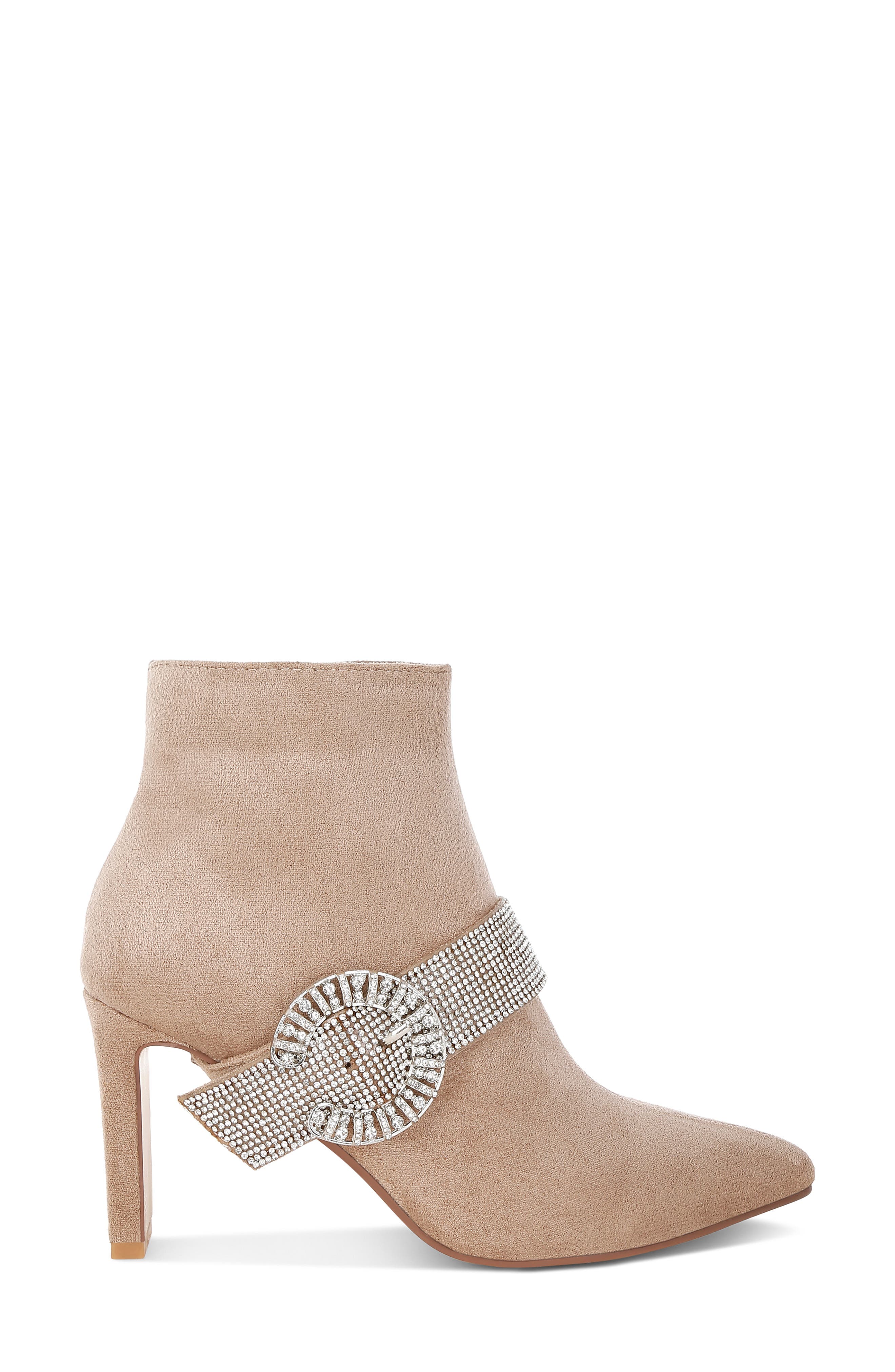 Asagao Water Repellent Bootie, Alternate, color, BEIGE