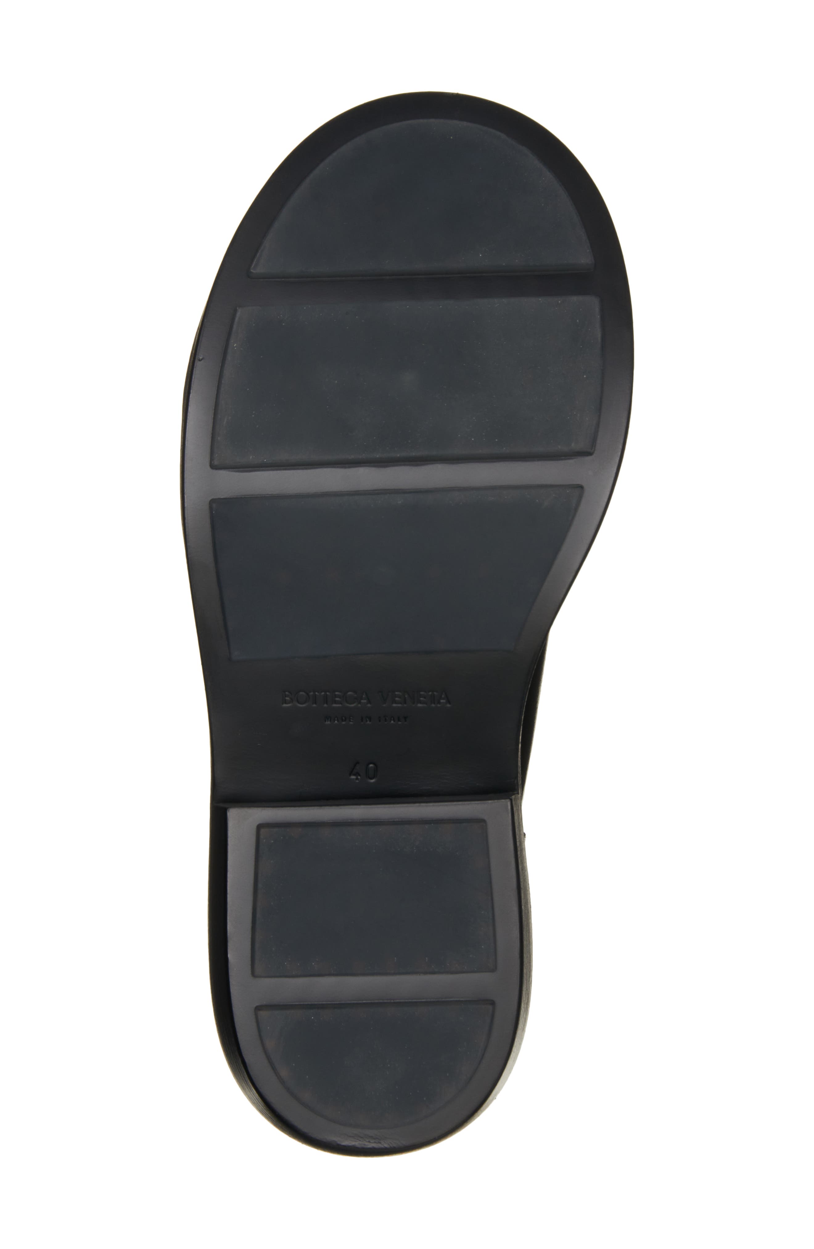 Bottega Veneta Round Toe Chelsea Boot, Alternate, color, Black