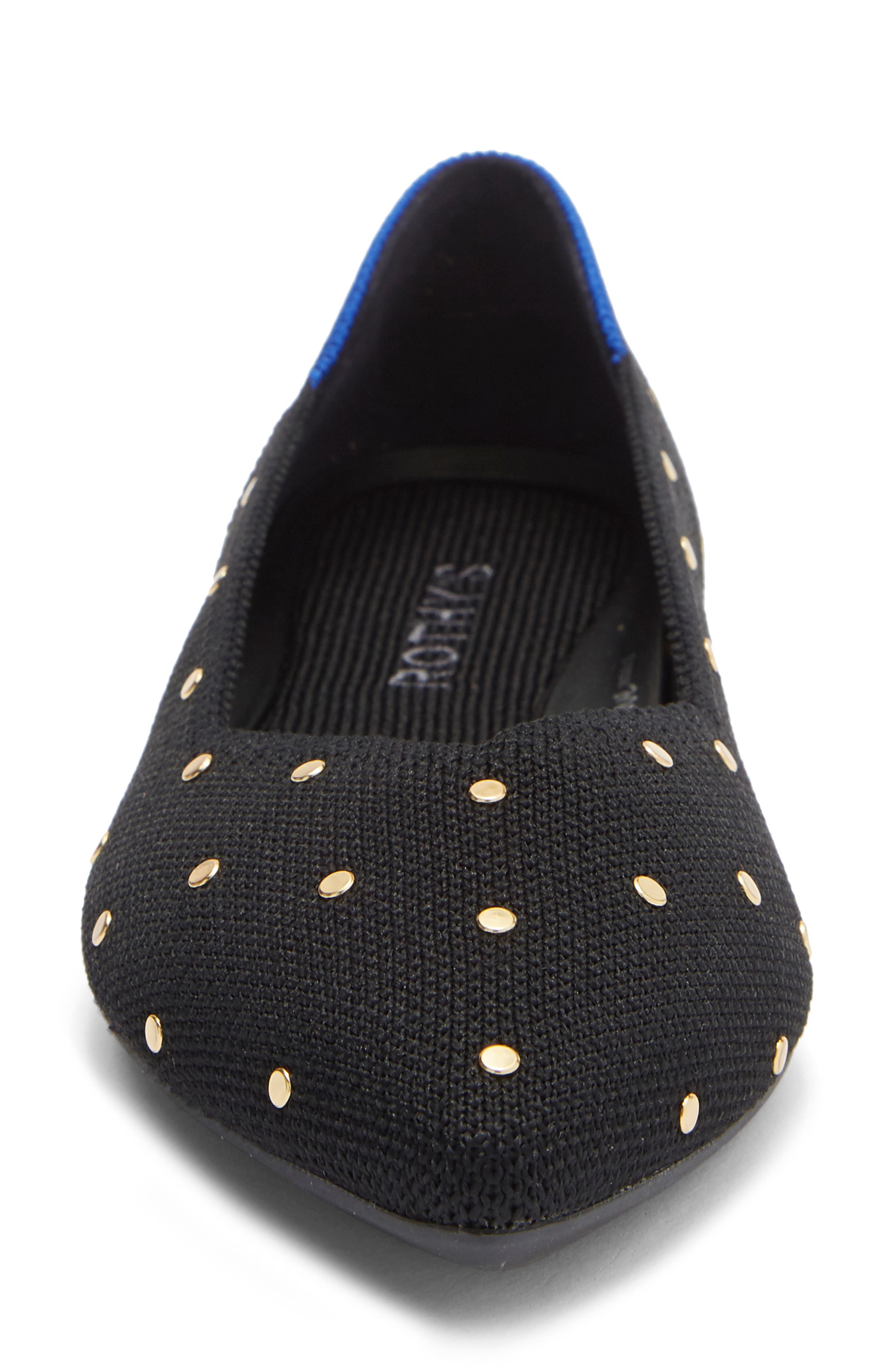 The Point II Flat, Alternate, color, STUDDED BLACK