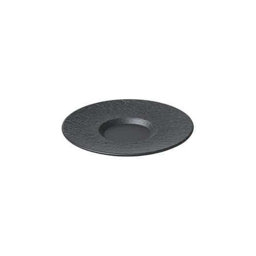Villeroy & Boch Manufacture Rock Coffee Cup Saucer In Black