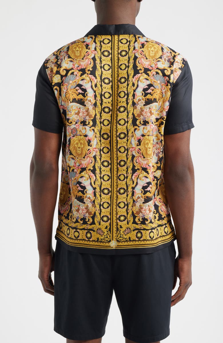 Boardies Baroque Print Camp Shirt, Alternate, color, 