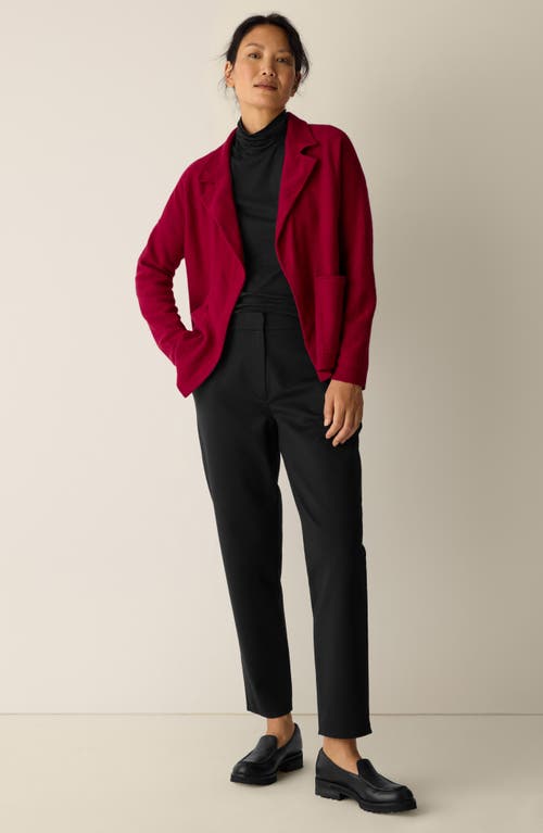 Eileen Fisher Tapered Ankle Pants In Black