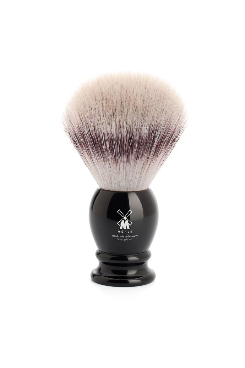 Classic X-Large Black Silvertip Fibre Shaving Brush, Main, color, Black