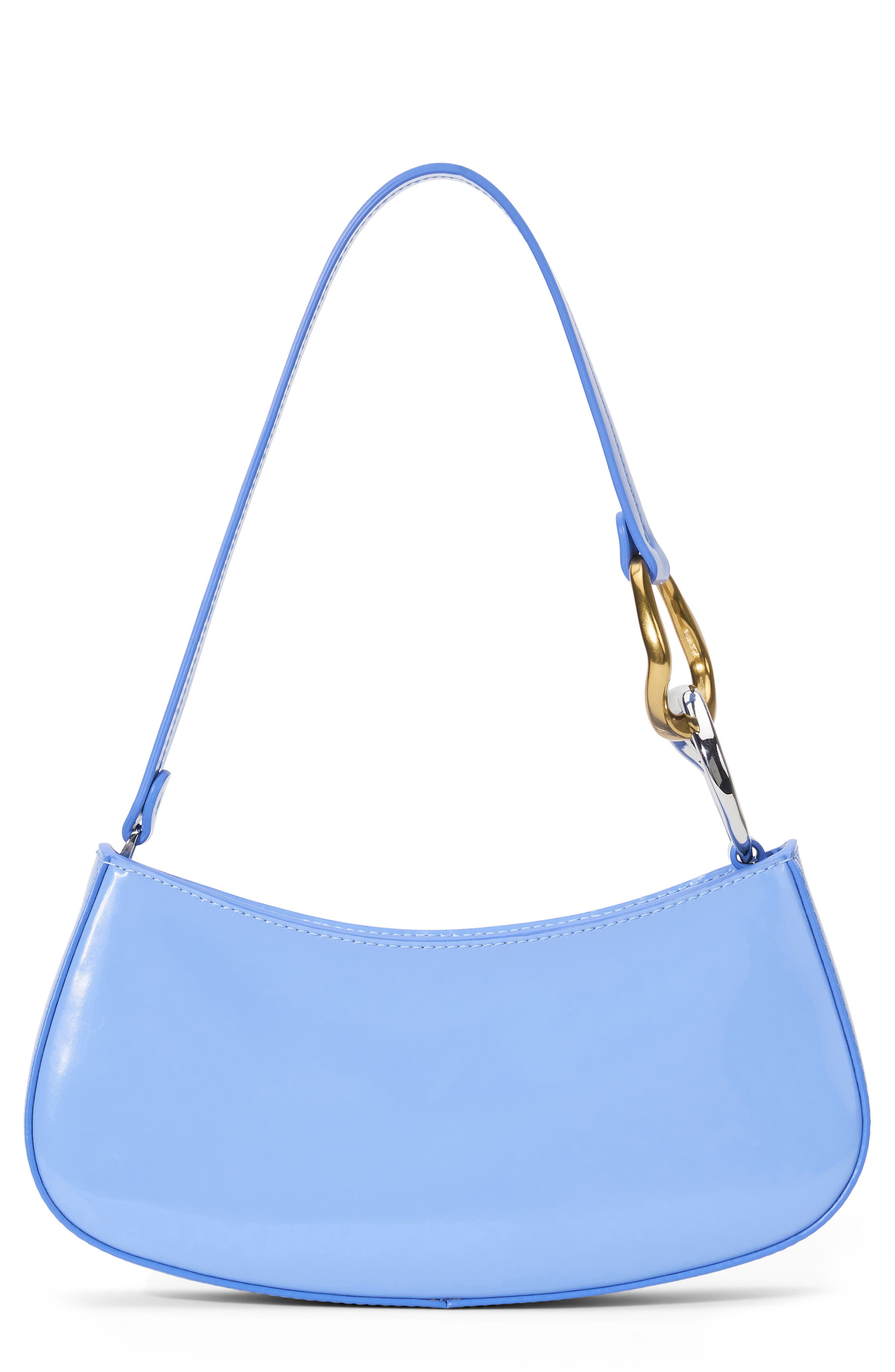 STAUD Ollie Leather Shoulder Bag, Main, color, 