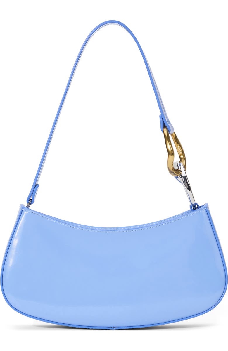 STAUD Ollie Leather Shoulder Bag, Main, color,