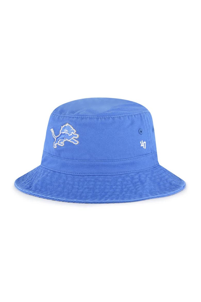 Men's '47  Blue Detroit Lions Primary Bucket Hat, Main, color, Blue