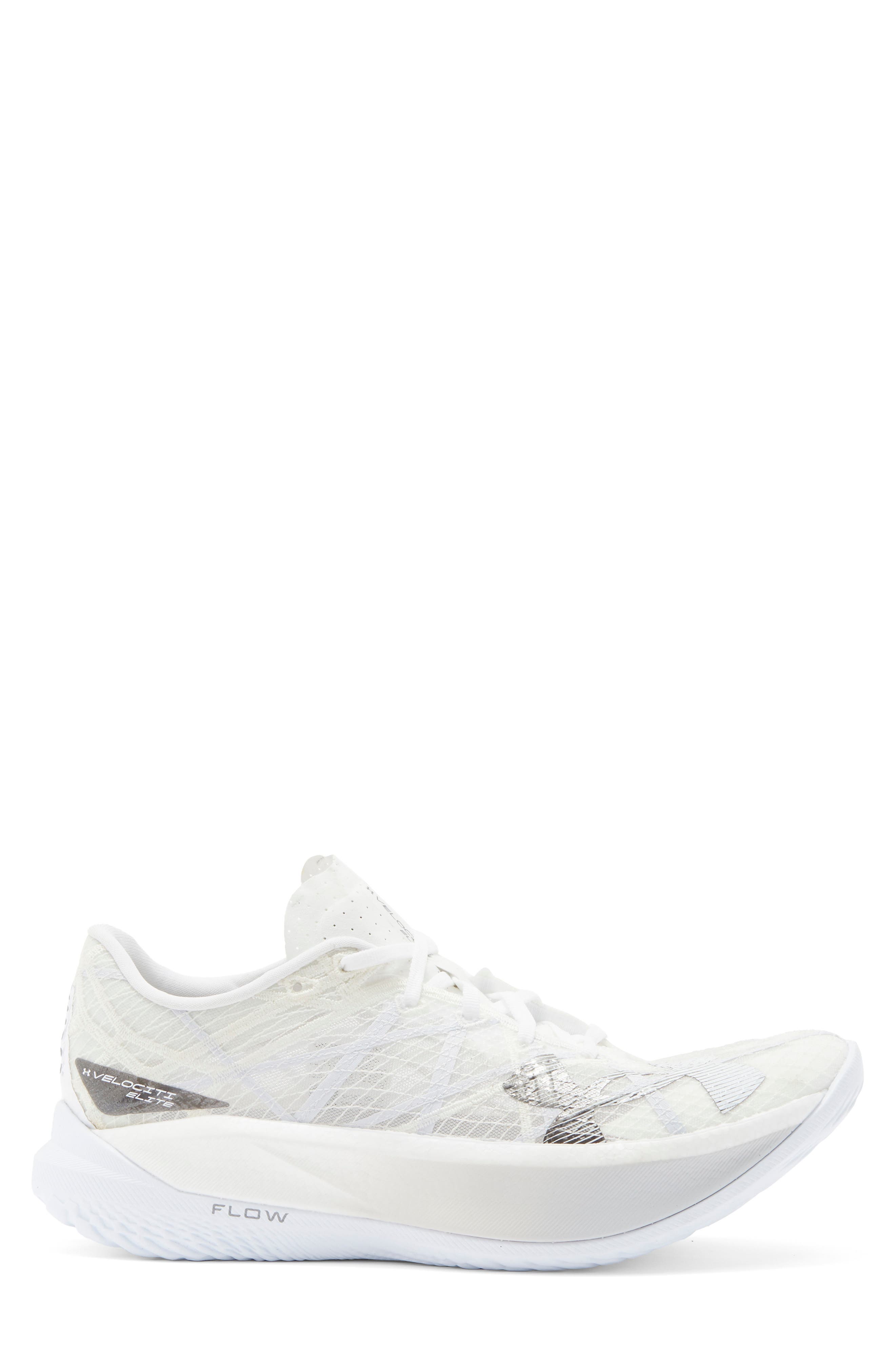 Under Armour Gender Inclusive UA Velociti Elite 2 Running Shoe, Alternate, color, White