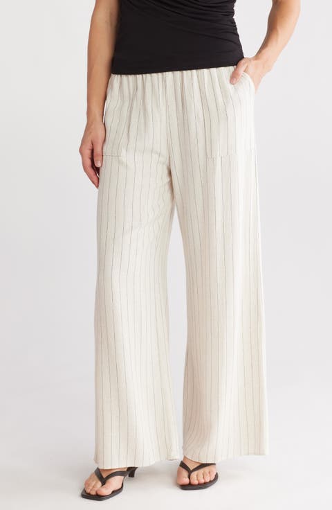 Wide Leg Drawstring Pants