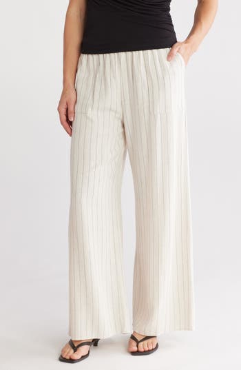 RENEE C RENEE C WIDE LEG DRAWSTRING PANTS 
