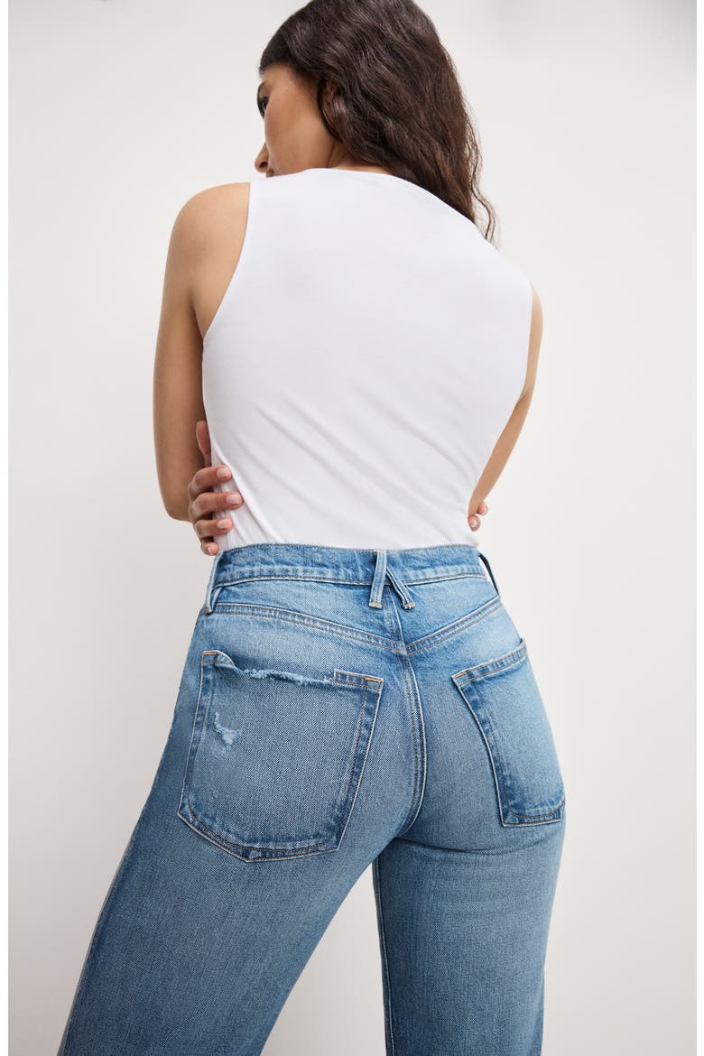 Good Standard Bootcut Jeans, Alternate, color, INDIGO998