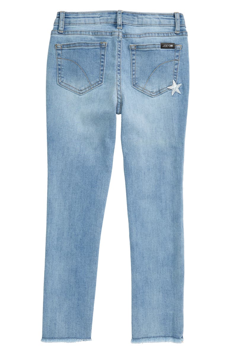 Joe's Kids' Luna Star Patch Ankle Straight Leg Jeans, Alternate, color,