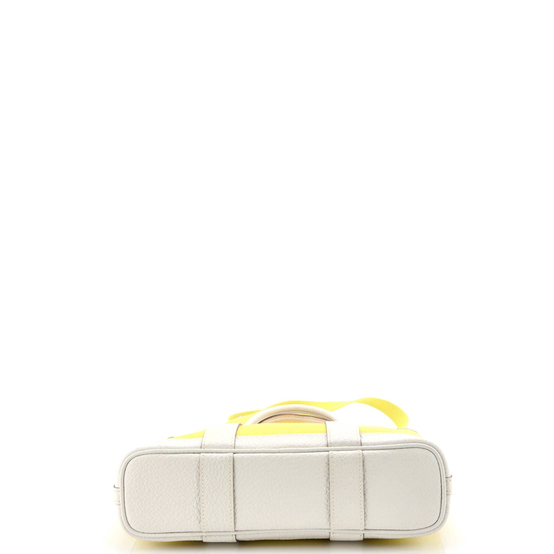 Pre-Owned Hermes Garden File Tote Toile and Leather 28, Alternate, color, Lime