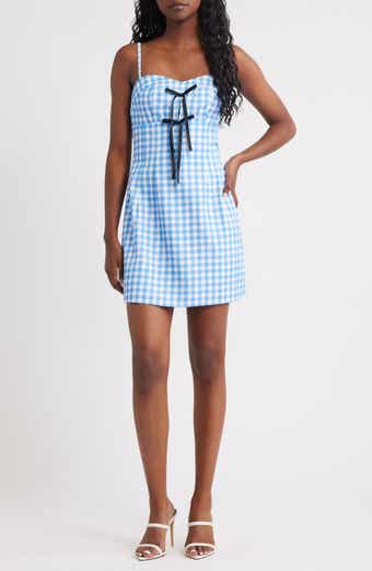 Sister Jane Gingham Cotton Minidress