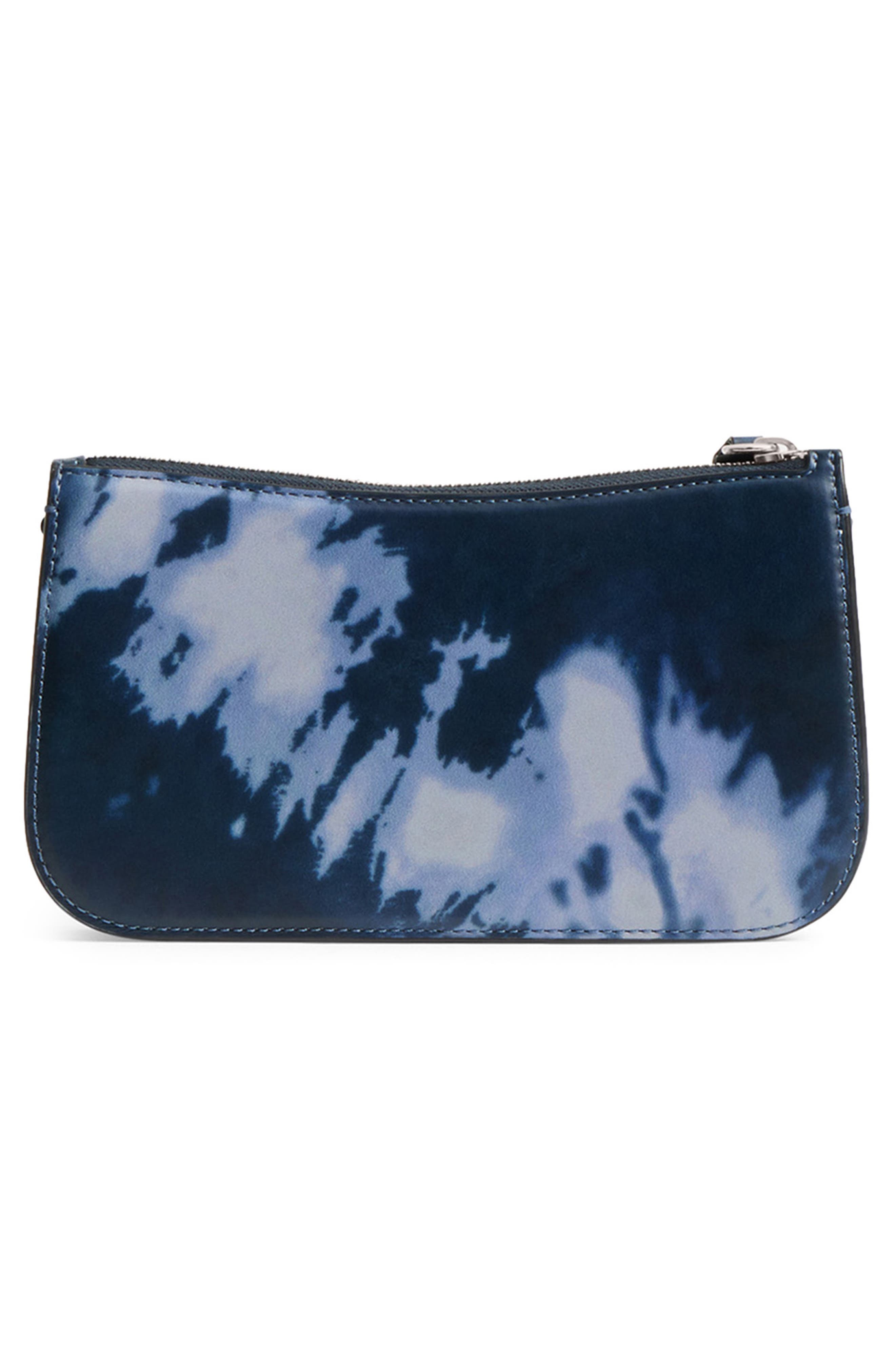 COACH Penn Tie Tye Leather Shoulder Bag, Alternate, color, 