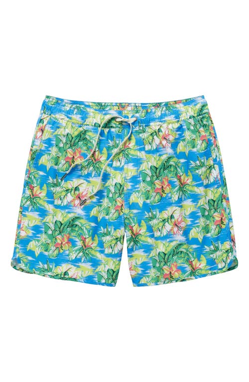 Fair Harbor Anchor Water Repellent Swim Trunks In Multi