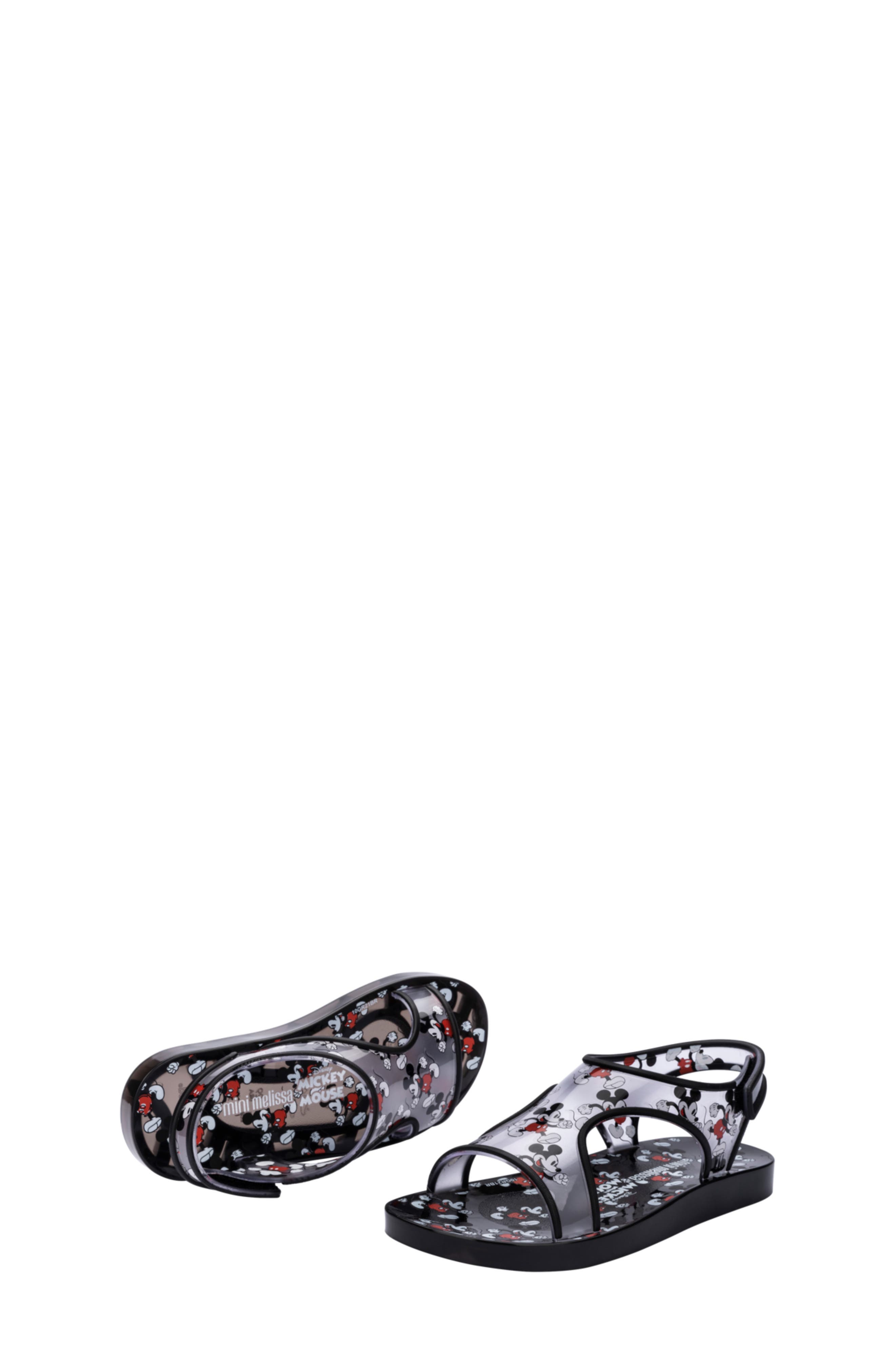 Melissa Kids' Disney<sup>®</sup> Mickey Mouse Aqua Sandal, Alternate, color, 