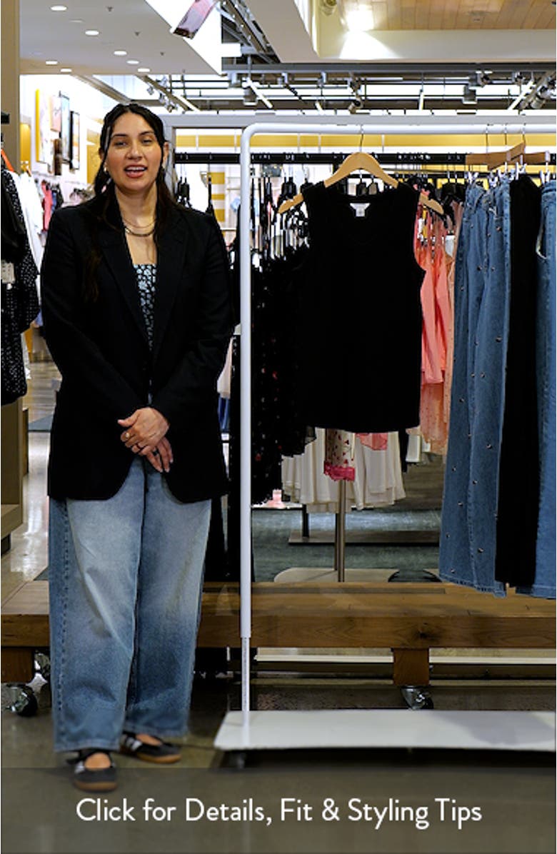 V-Neck Rib Cotton Tank, sales video thumbnail