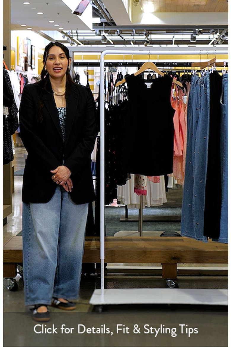 V-Neck Rib Cotton Tank video