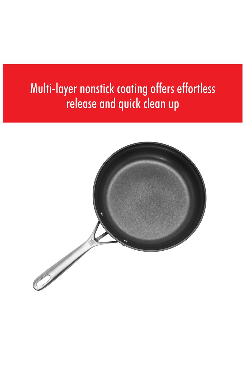 Motion Hard Anodized Nonstick 10-Inch Fry Pan, Alternate, color, MATTE BLACK