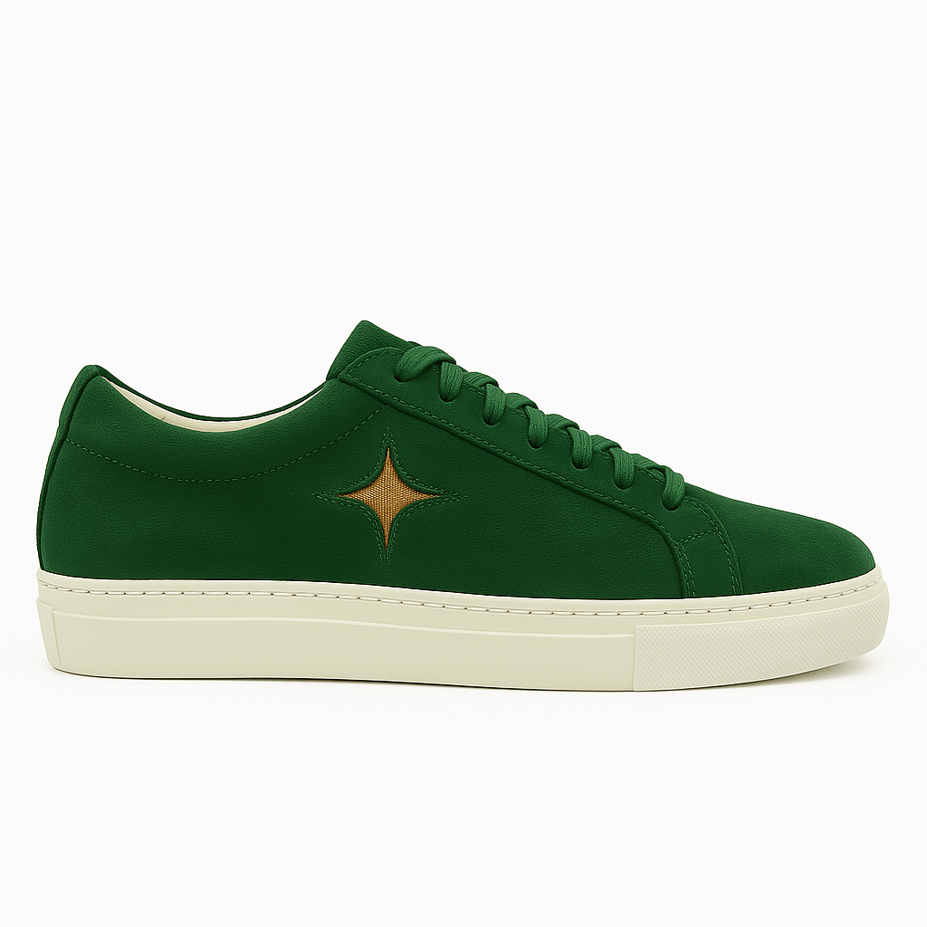 Sirius Star Suede Sneaker, Alternate, color, GREEN