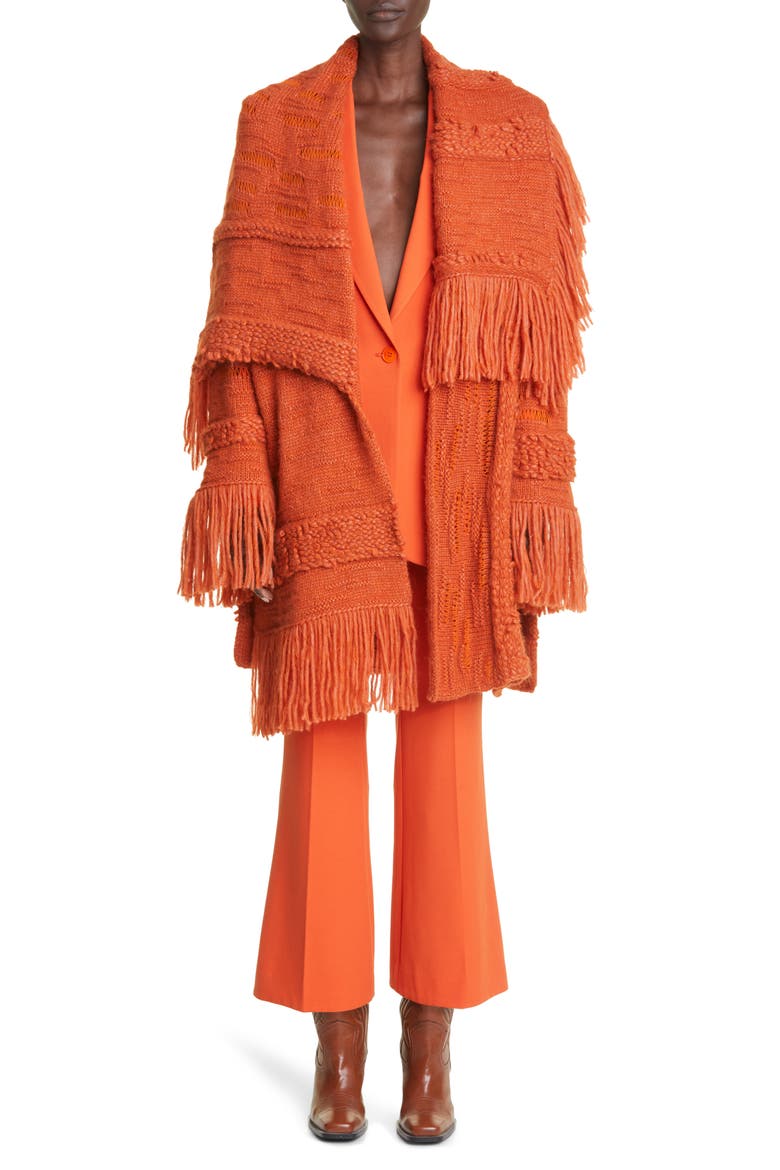 Twill Blazer, Alternate, color, 7510 TANGERINE