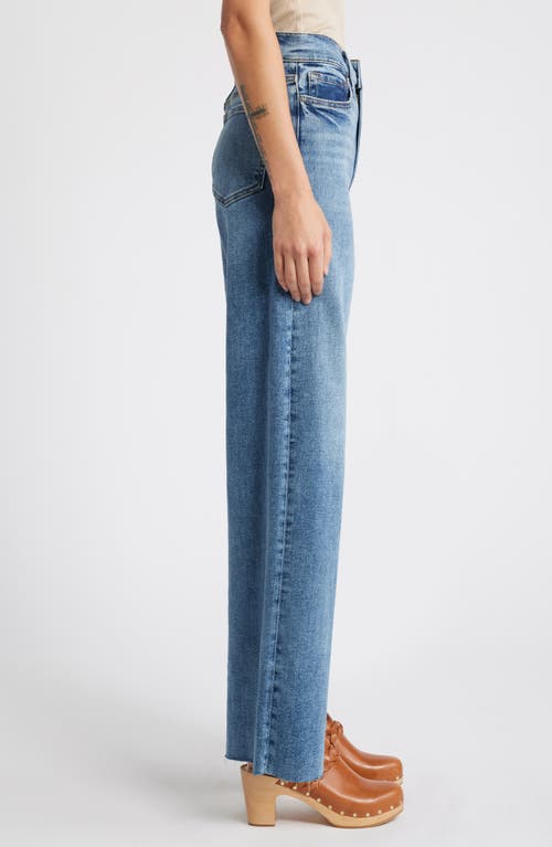 Shop Frame Le Slim Raw Hem Palazzo Jeans In Rowley Raw After