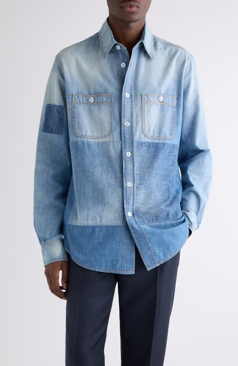 Tシャツ・カットソー GIVENCHY CAMCIIA BUTTONDOWN A RIGHE OXFORD (BM60ZY 14M6100) Givenchy Camciia buttondown a righe oxford available on